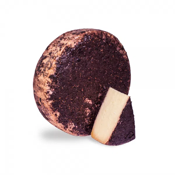 Ciock cheese ripened with merlot and cabernet marc